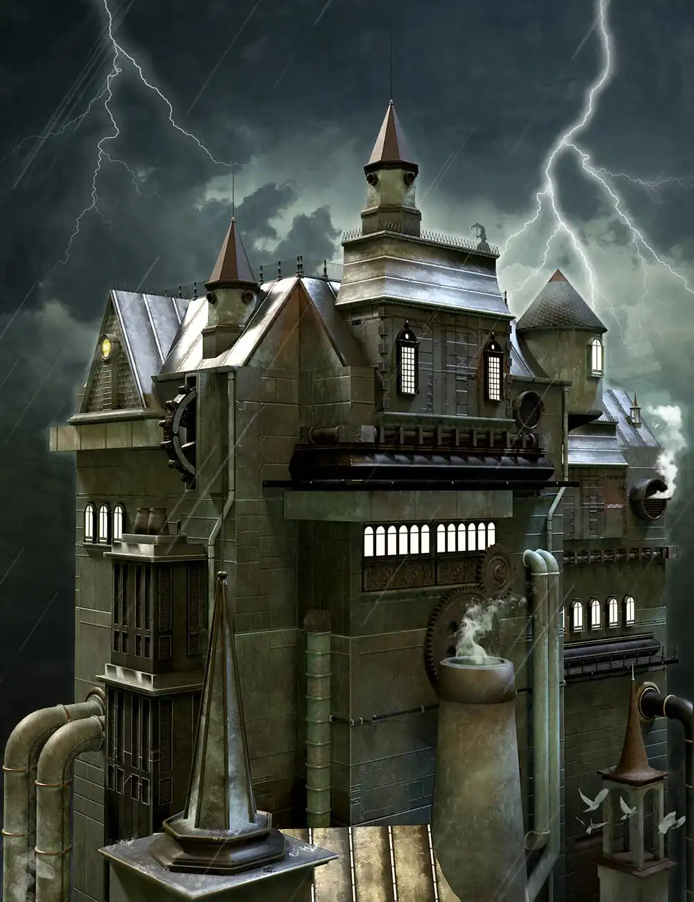 Victorian Steampunk Construction Set_DAZ3DDL