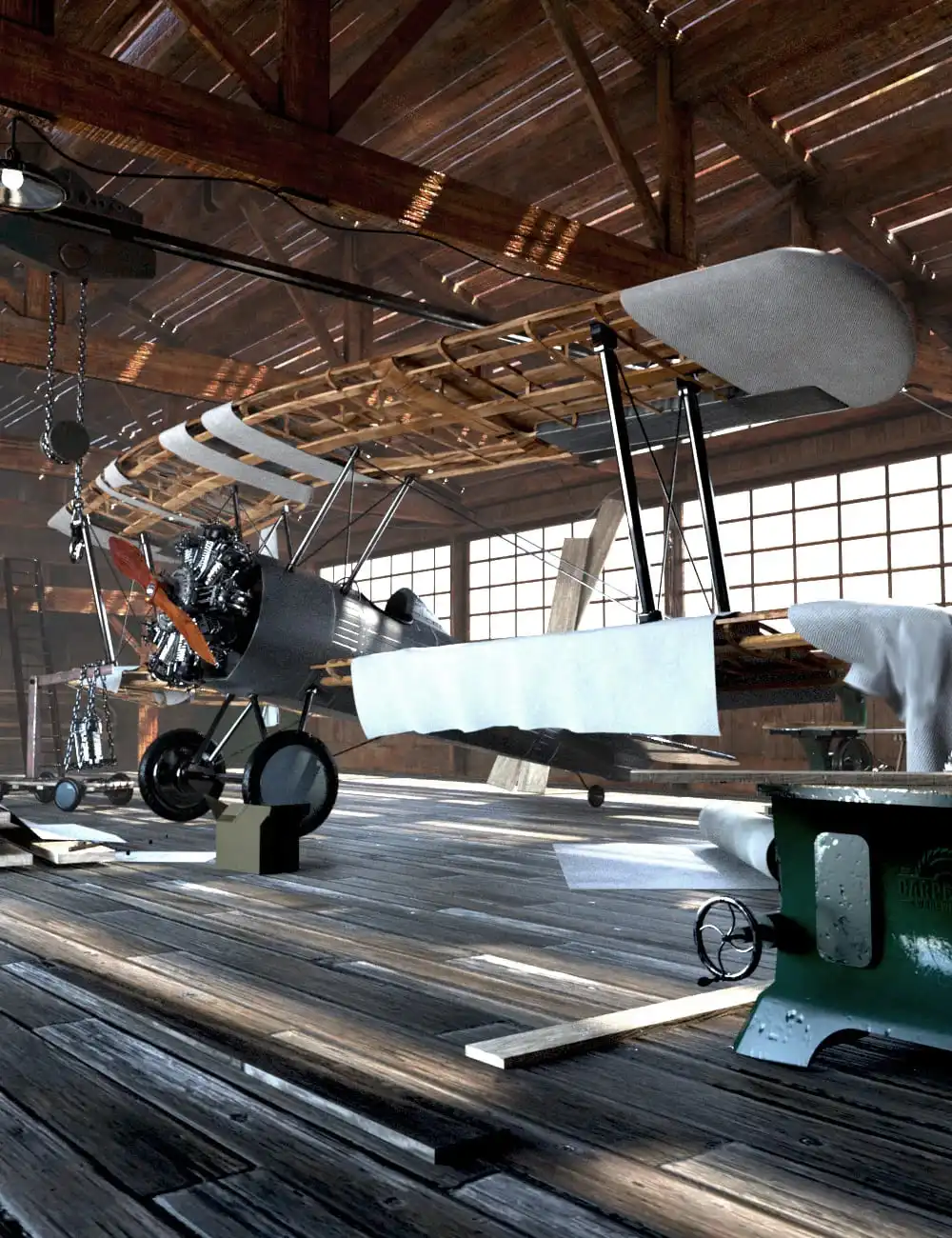 Aircraft Hangar_DAZ3DDL