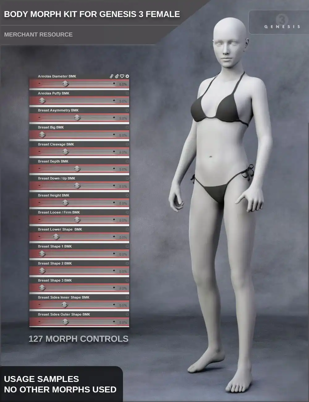 Body Morph Kit for Genesis 3 Female and Merchant Resource_DAZ3DDL