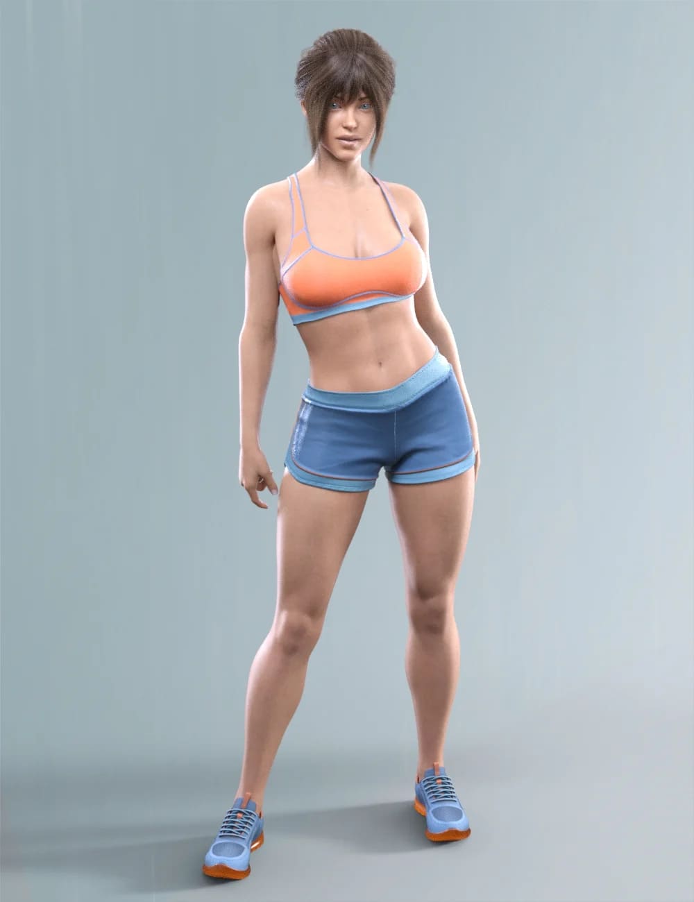 COG Sports Outfit for Genesis 8 and 8.1 Females_DAZ3D下载站