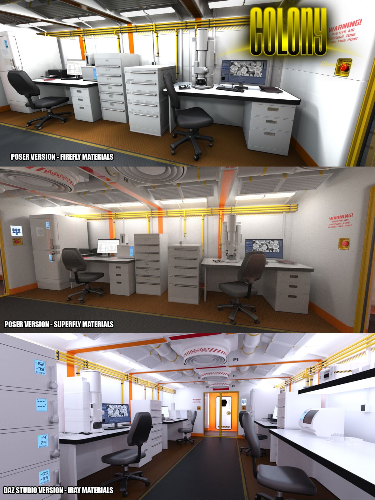 Colony Lab for Poser and DS_DAZ3D下载站