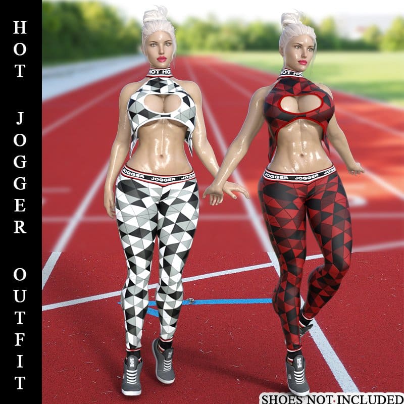 Jogger Outfit For G8F/G8.1F_DAZ3D下载站