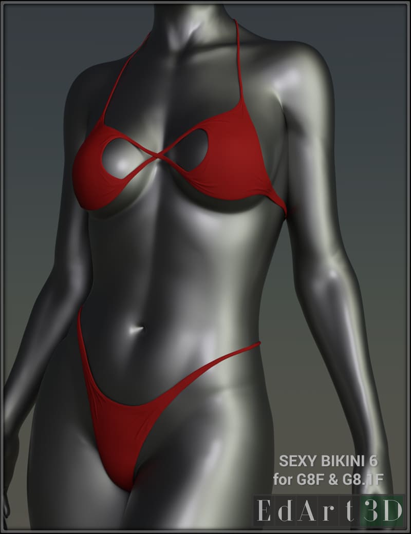 Sexy Bikini 6 for G8 and G8.1 Females_DAZ3D下载站