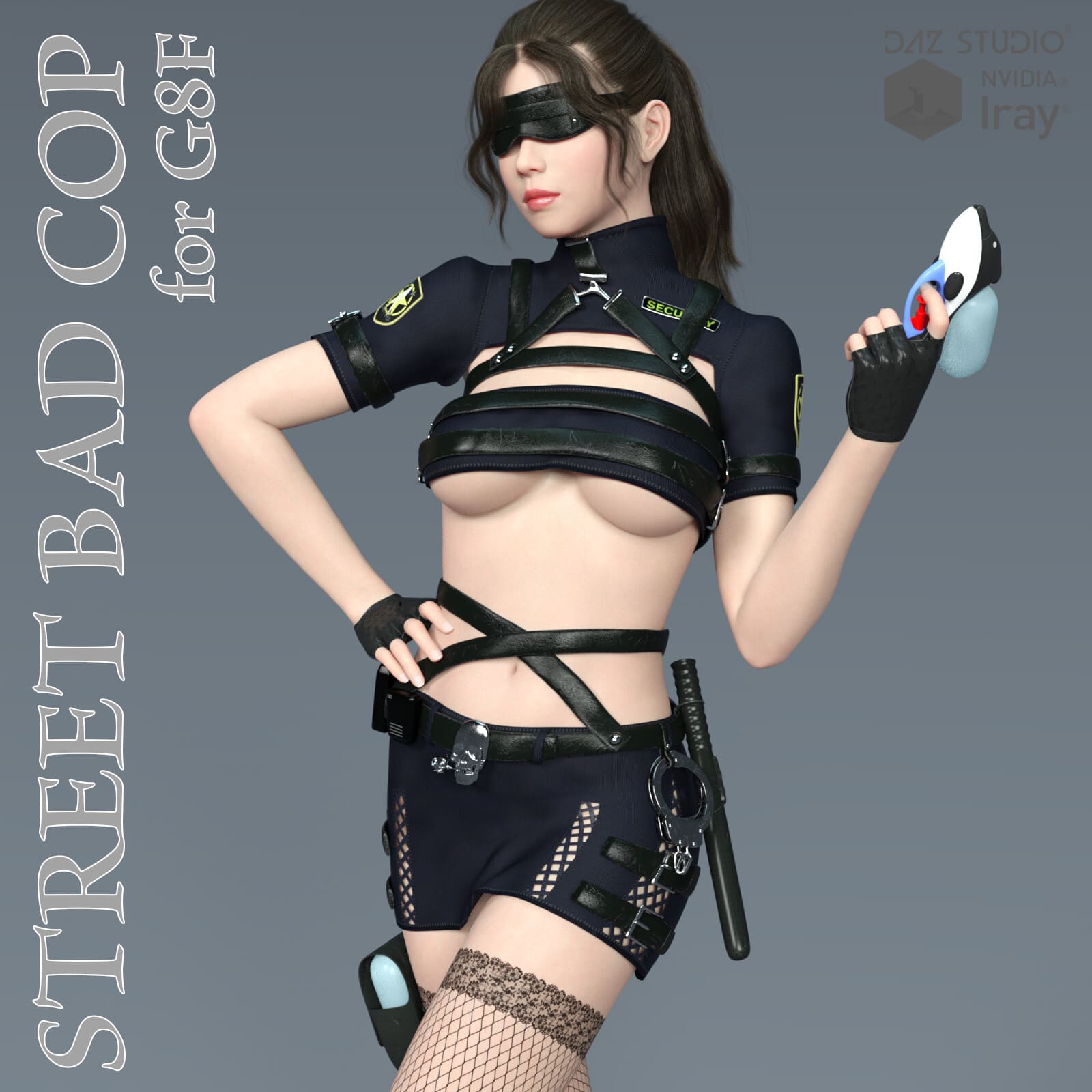 Street Bad Cop for G8F_DAZ3D下载站