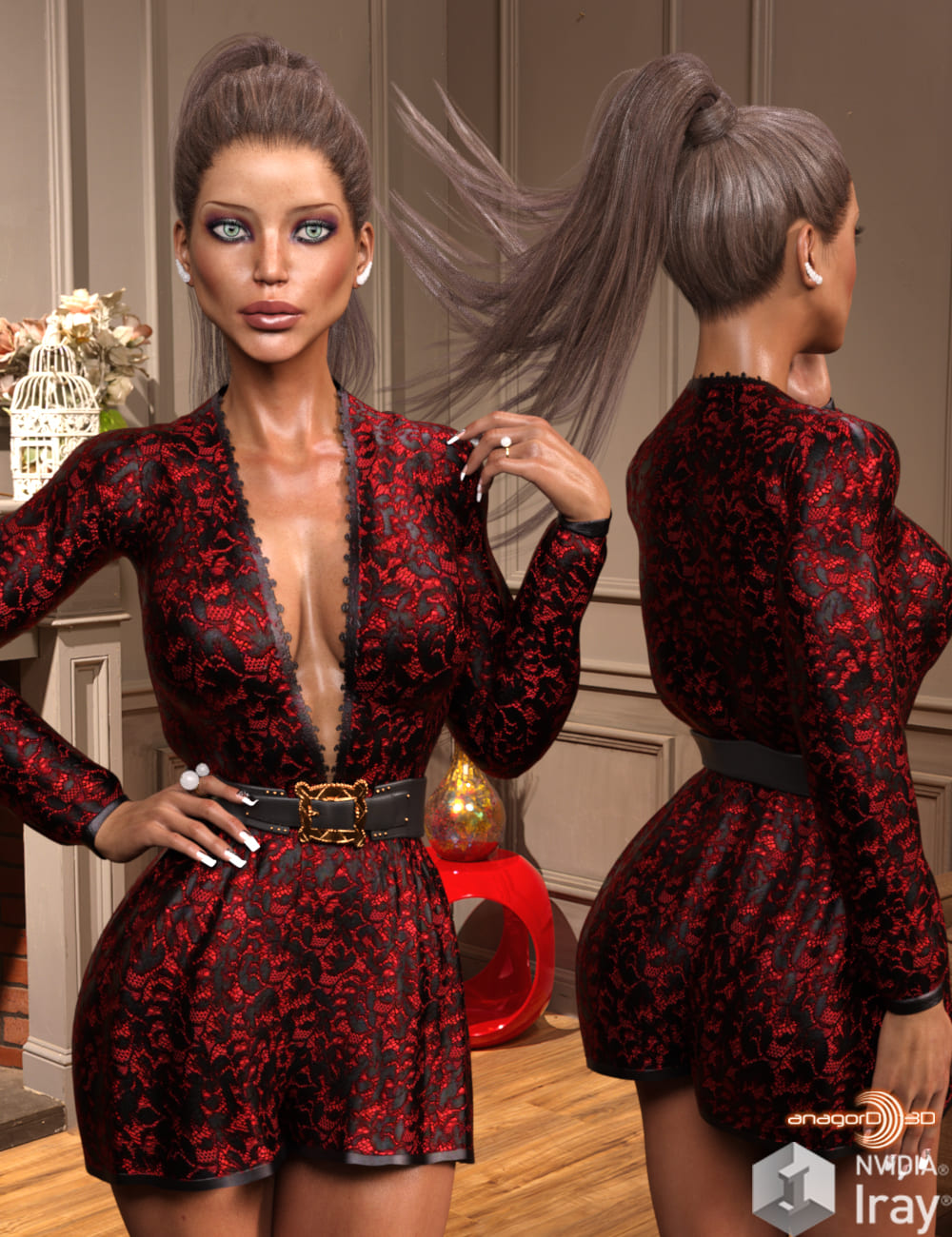 VERSUS – Fads Summer Romper for the G3 and G8 Females_DAZ3DDL