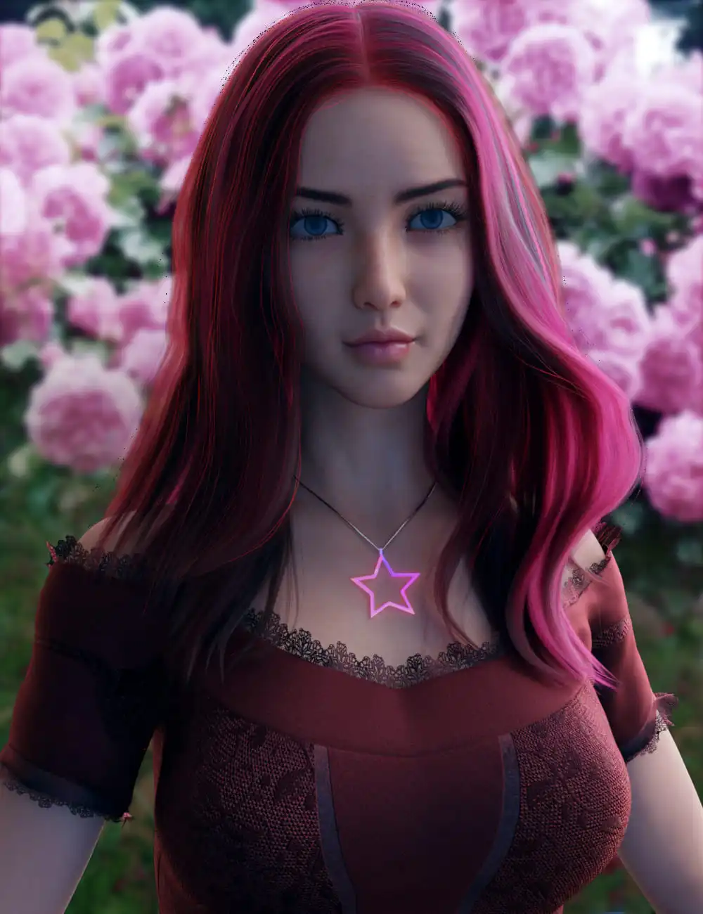 Vo Rose for Genesis 8.1 Female_DAZ3D下载站