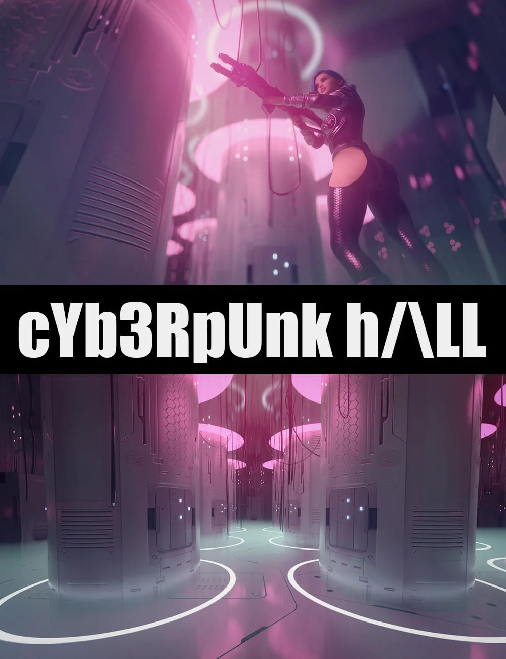 Cyberpunk Hall_DAZ3D下载站