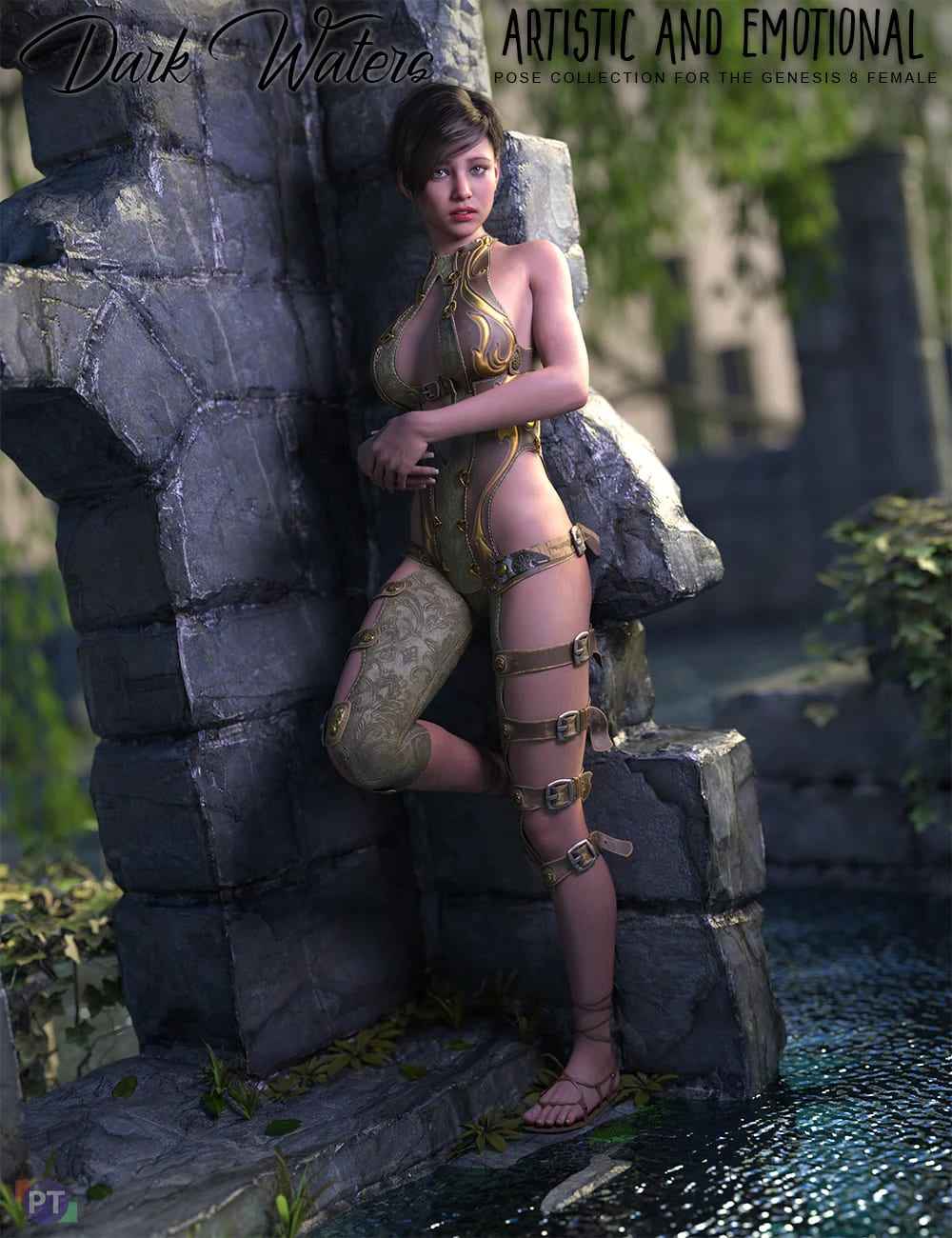 Dark Waters Pose Collection_DAZ3DDL
