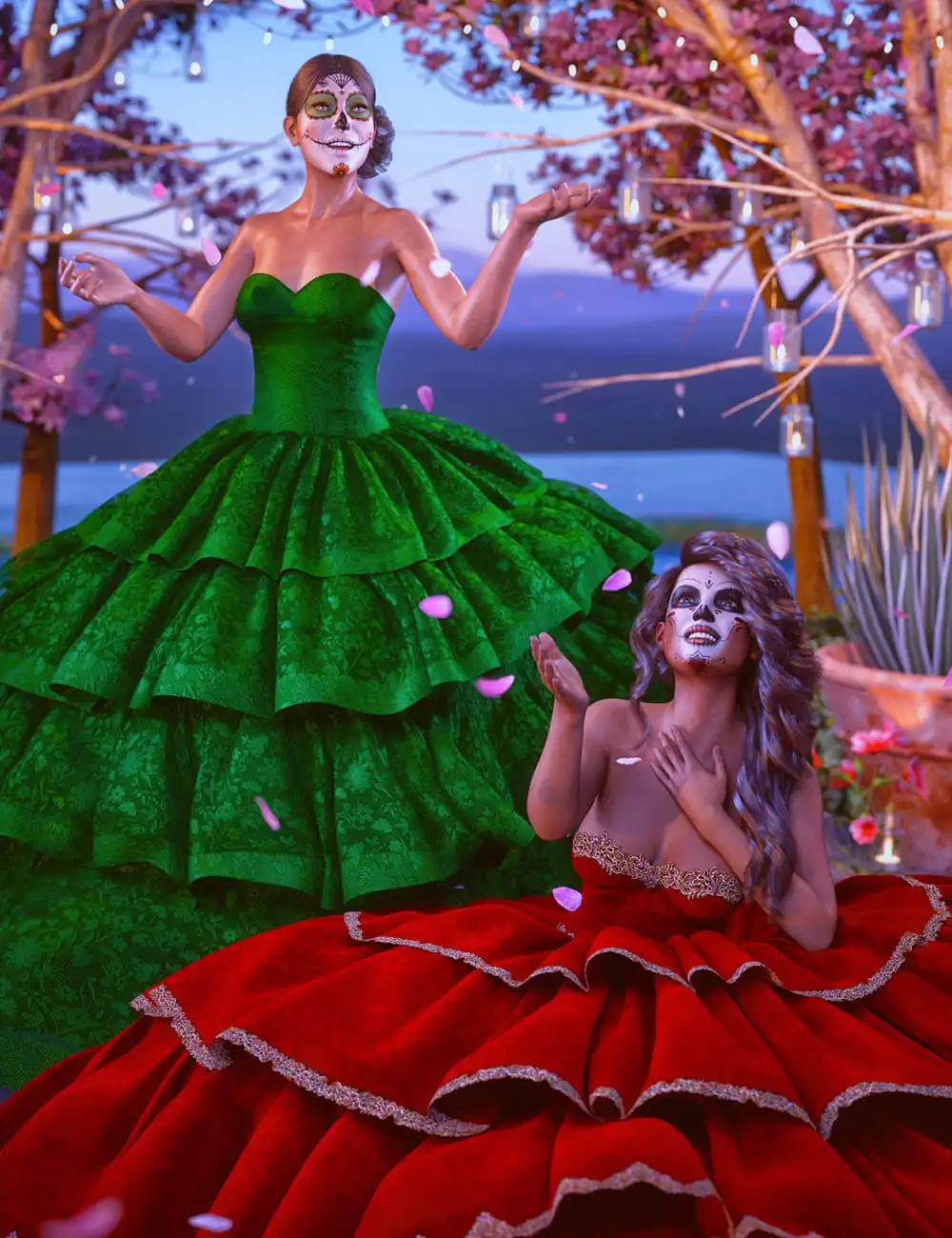dForce Fiesta Dress Textures_DAZ3DDL