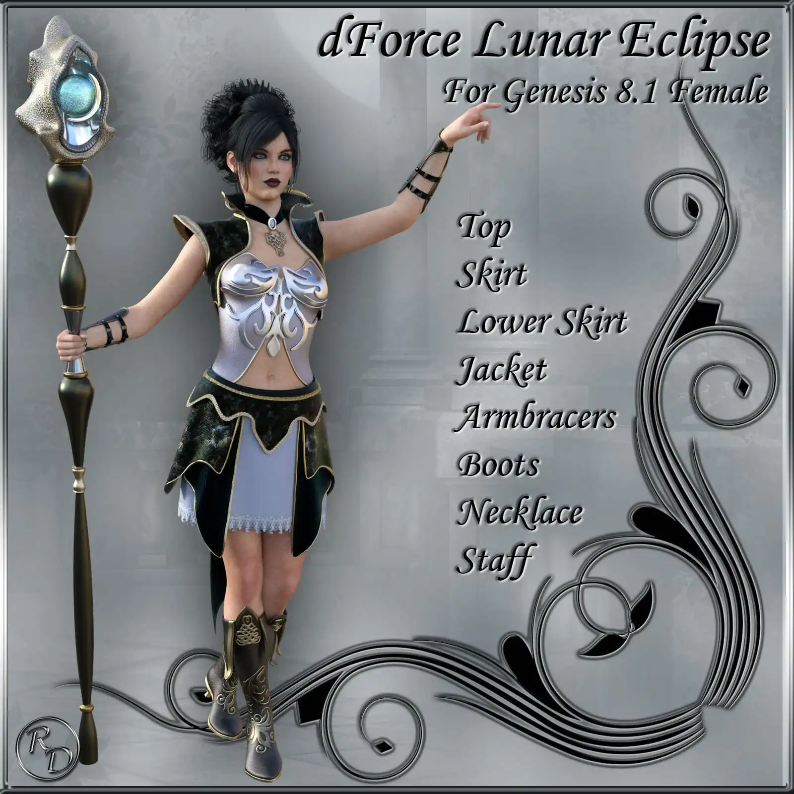 dForce Lunar Eclipse for Genesis 8.1 Female_DAZ3DDL
