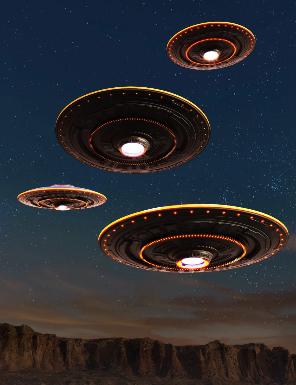Extraterrestrial Flying Saucer_DAZ3D下载站