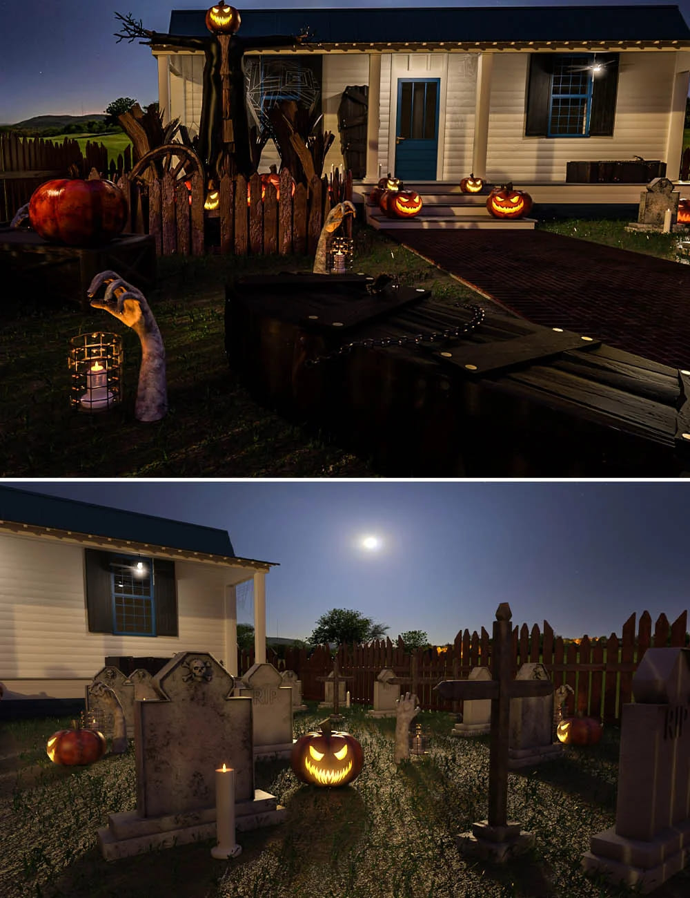 Halloween Porch_DAZ3D下载站