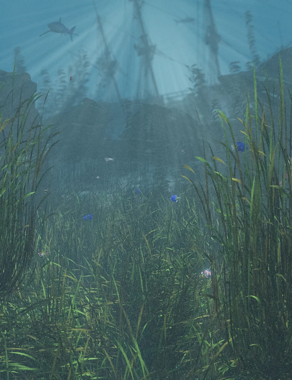 Just Beachy – Seagrass Underwater Meadows_DAZ3DDL
