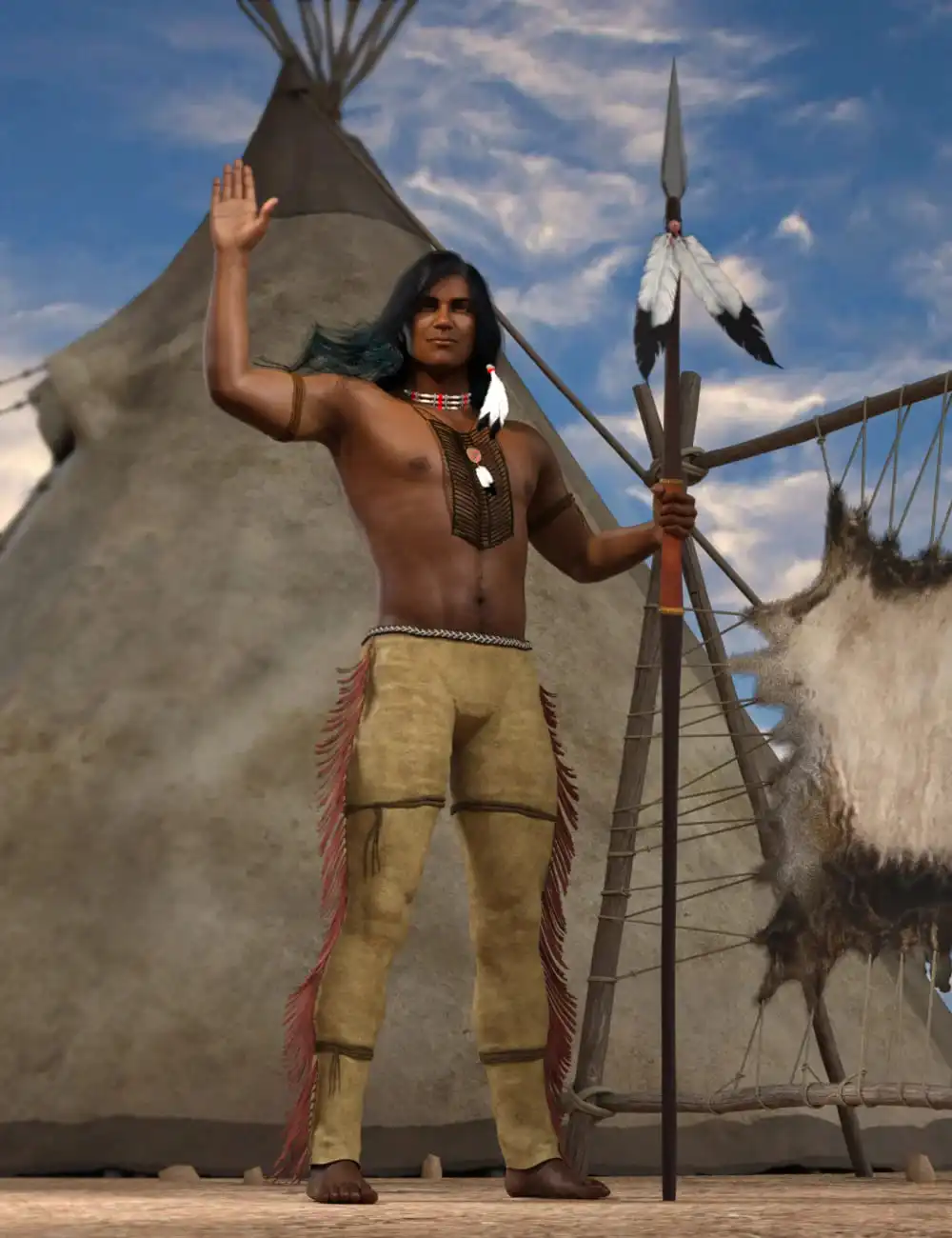 Little Eagle Poses for Genesis 8 Male_DAZ3DDL