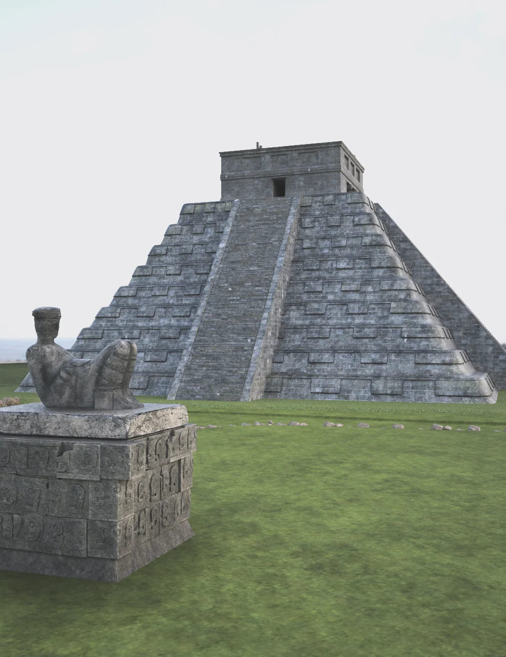 Mayan Pyramid_DAZ3D下载站