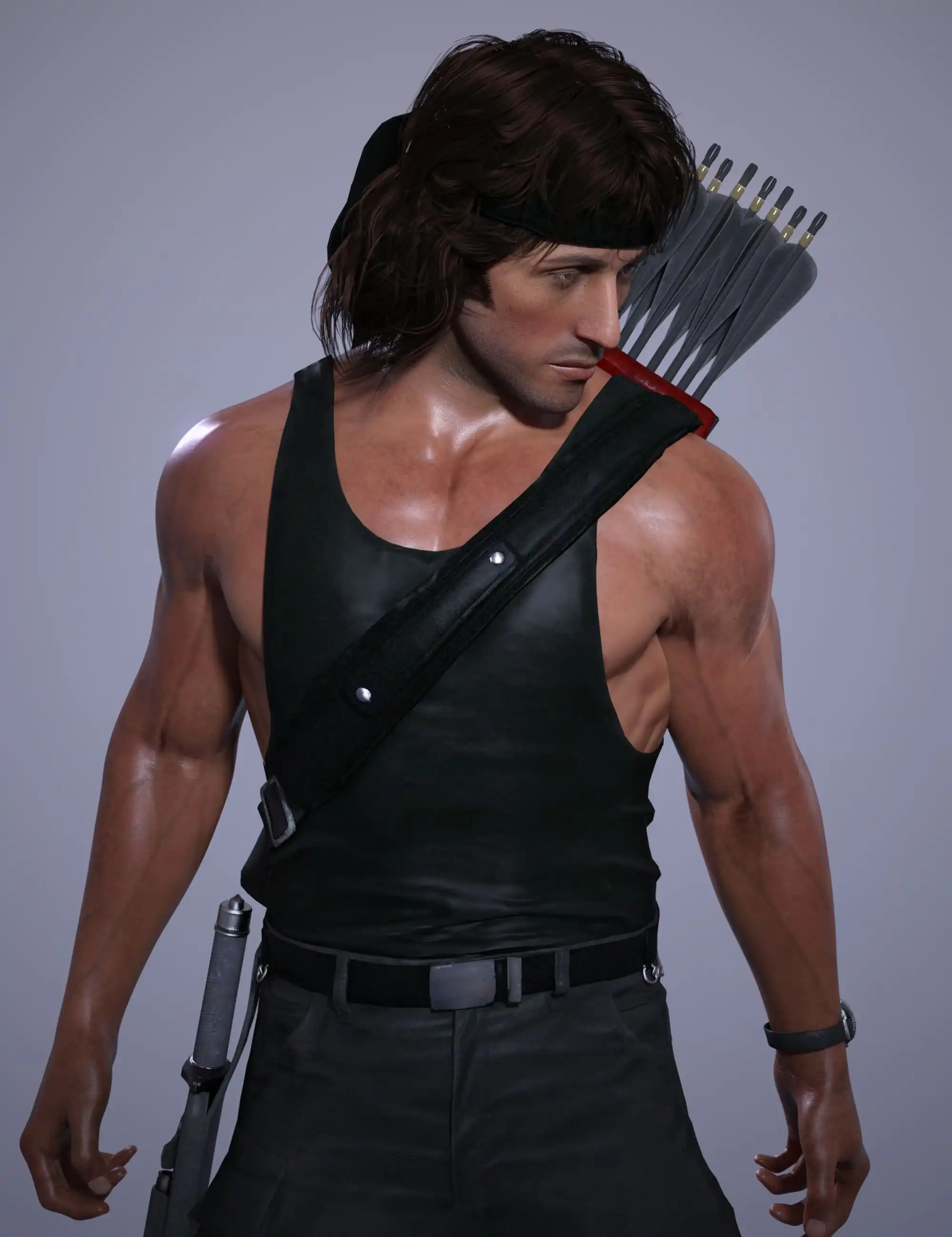 Mortal Kombat 11 Rambo_DAZ3D下载站