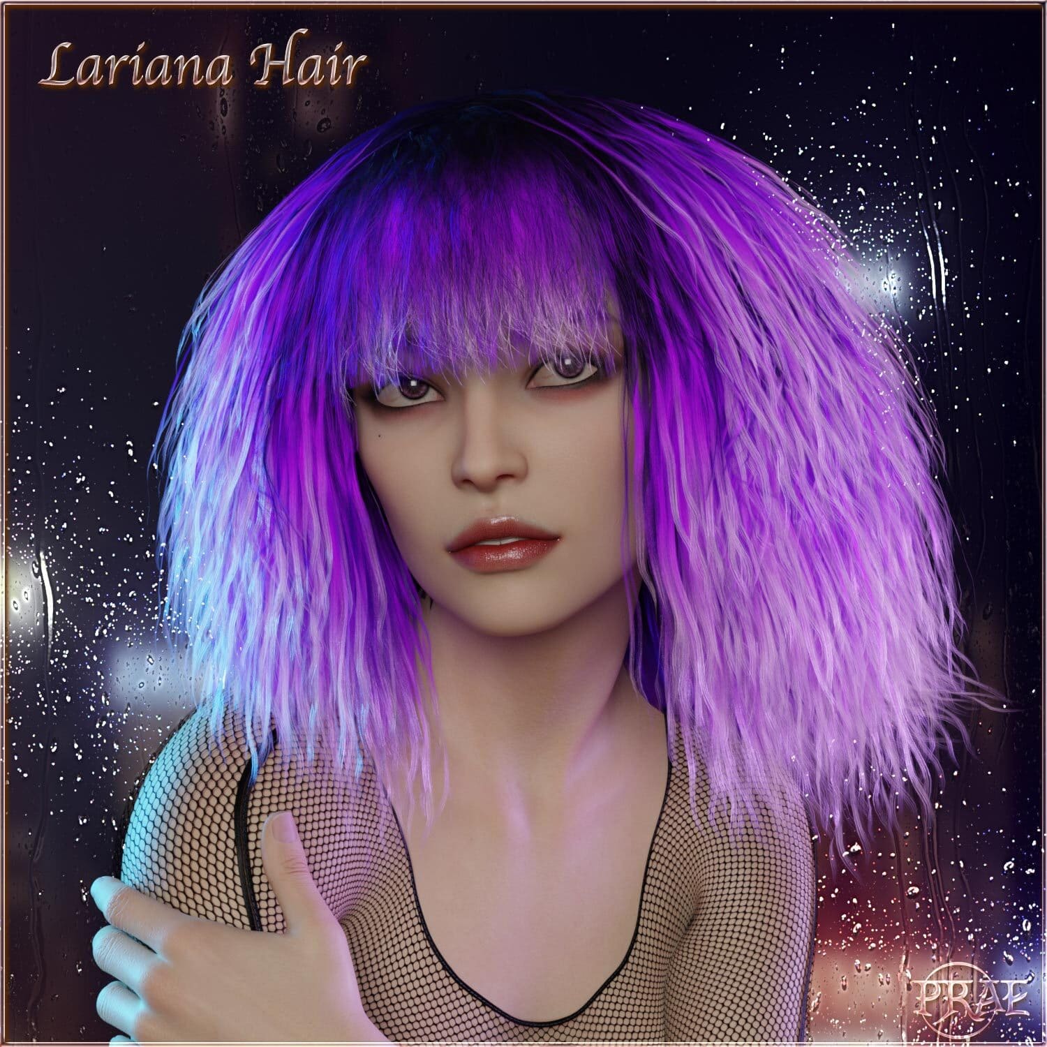 Prae-Lariana Hair For G8 Daz_DAZ3D下载站