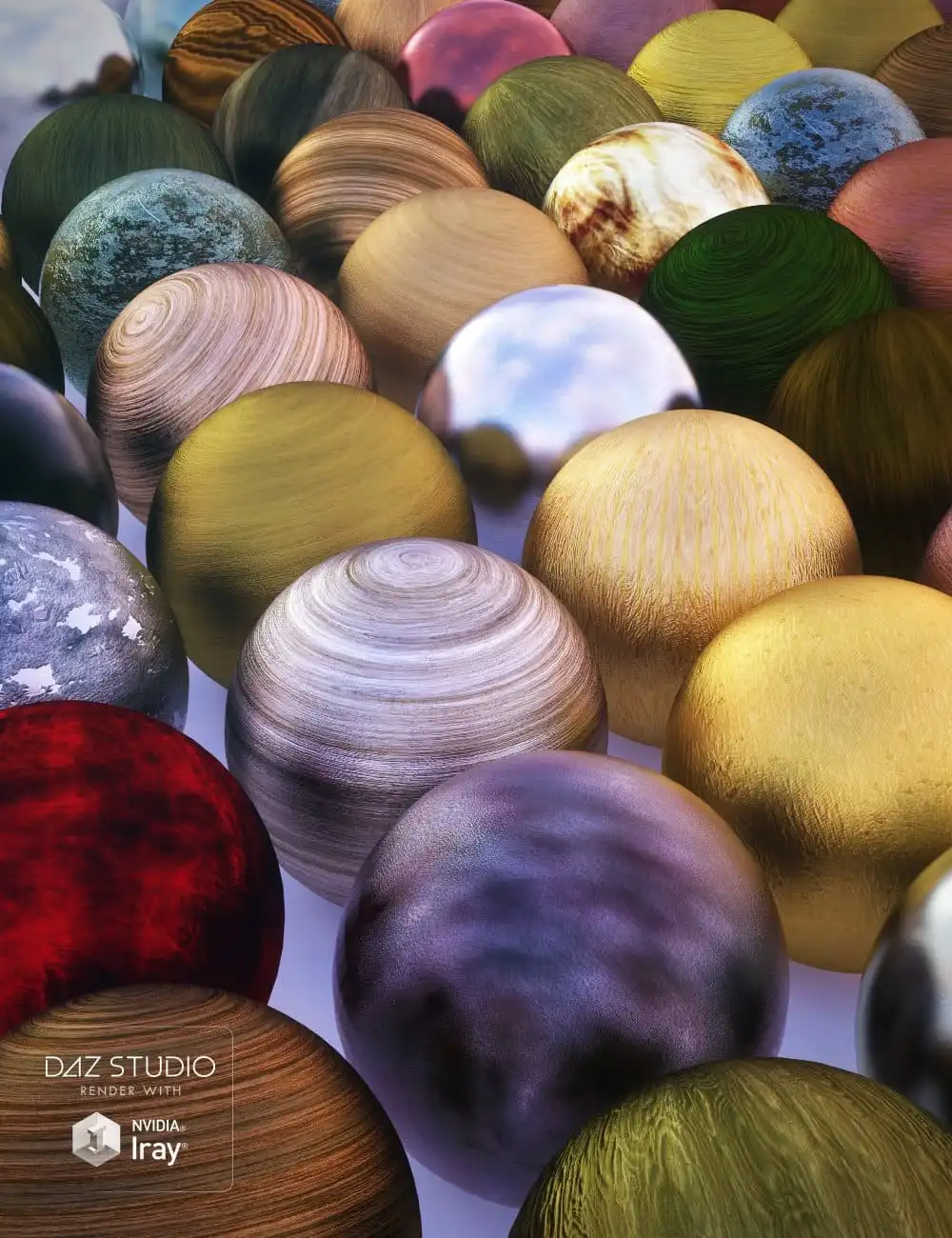 Satiny Wood Iray Shaders_DAZ3DDL