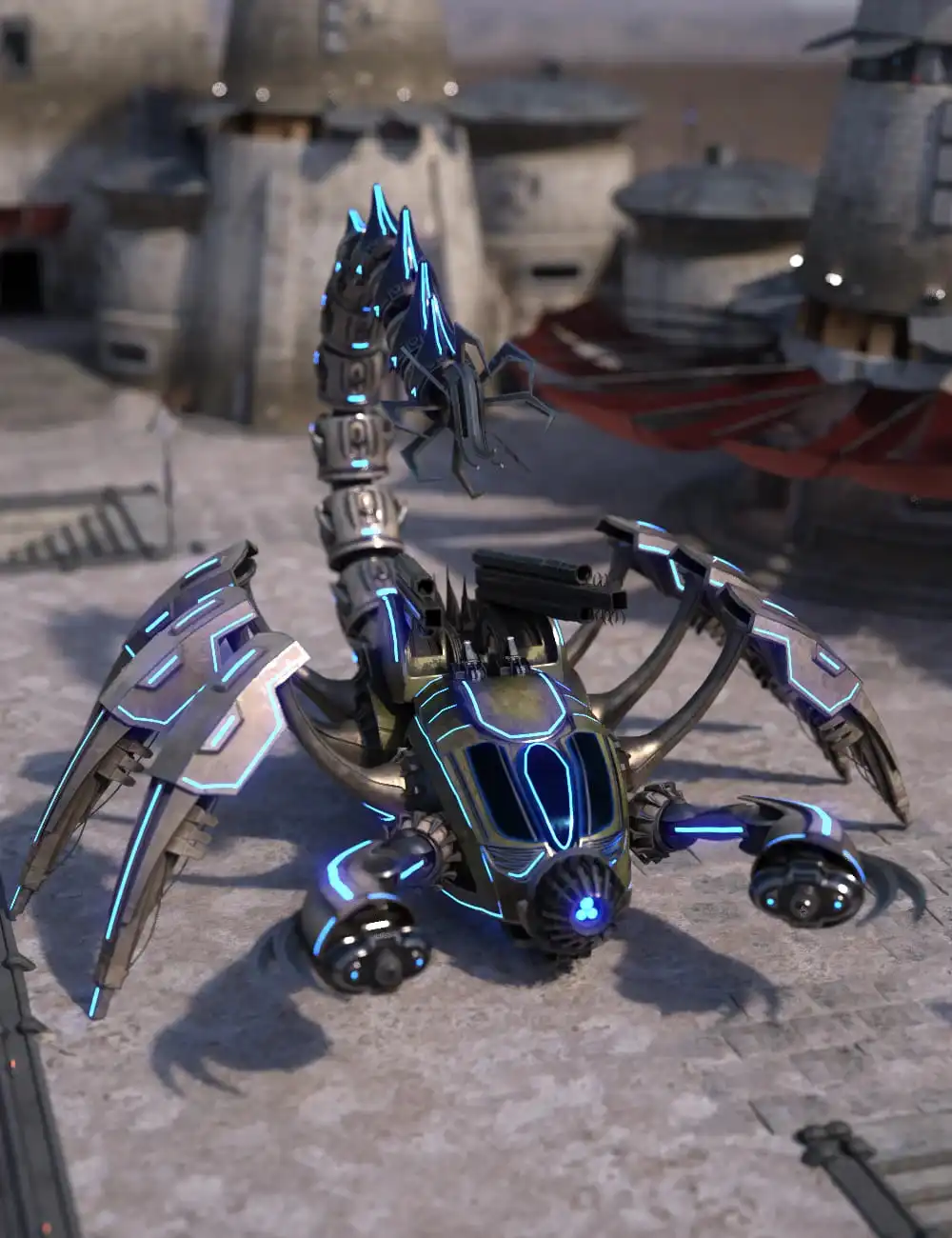 Stinger Scorpion Mecha_DAZ3DDL