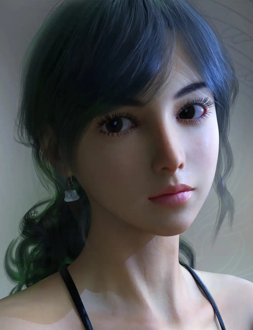 Vo Xiao Hua HD and Hair for Genesis 8.1 Female_DAZ3D下载站