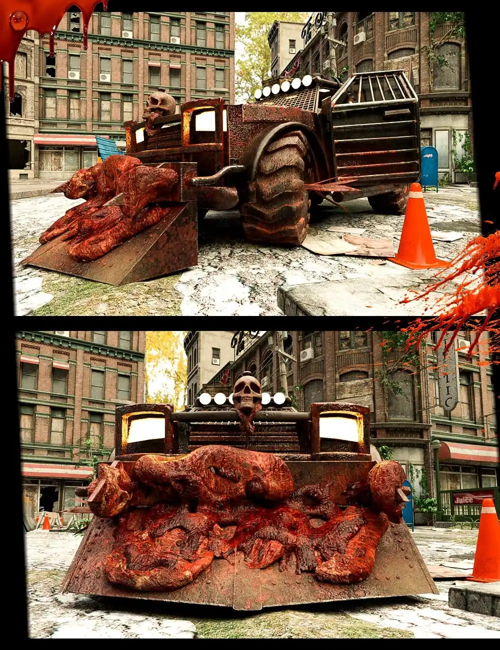 Wasteland Post Apocalyptic Car_DAZ3DDL