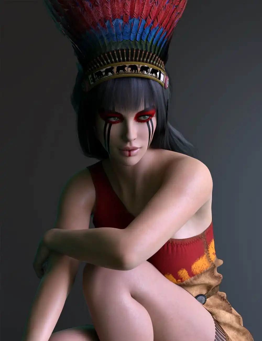 X-Fashion Native Set for Genesis 8 Females_DAZ3DDL