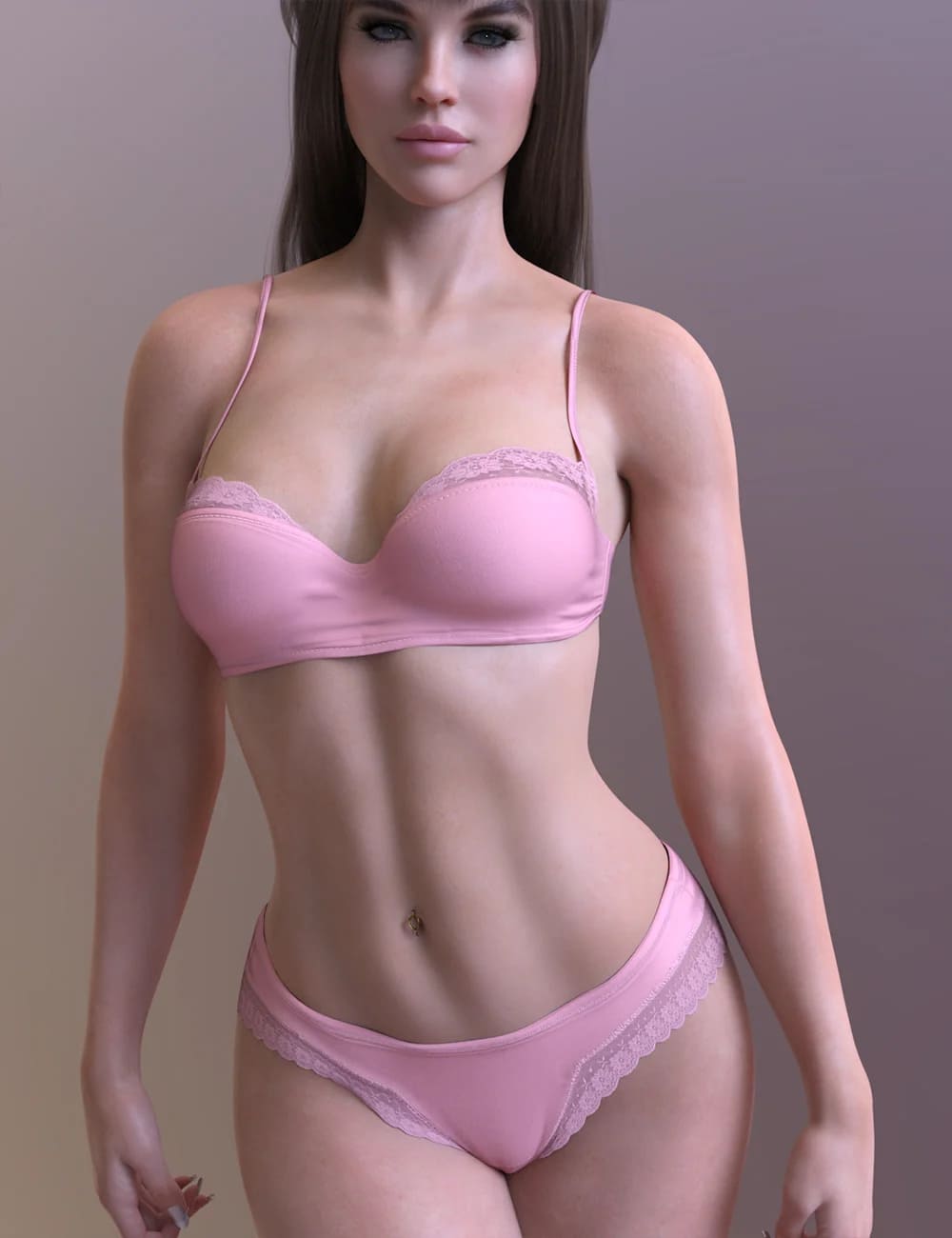 X-Fashion Spicy Lingerie Set for Genesis 8 and 8.1 Females_DAZ3D下载站