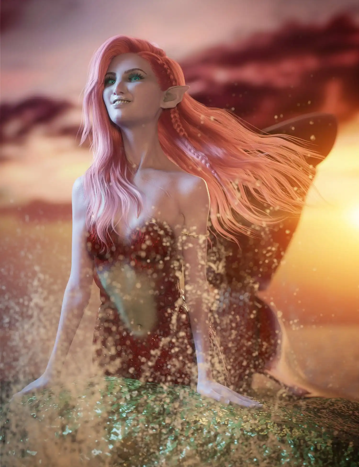 Yrsilla for Genesis 8.1 and Coral 8.1_DAZ3D下载站
