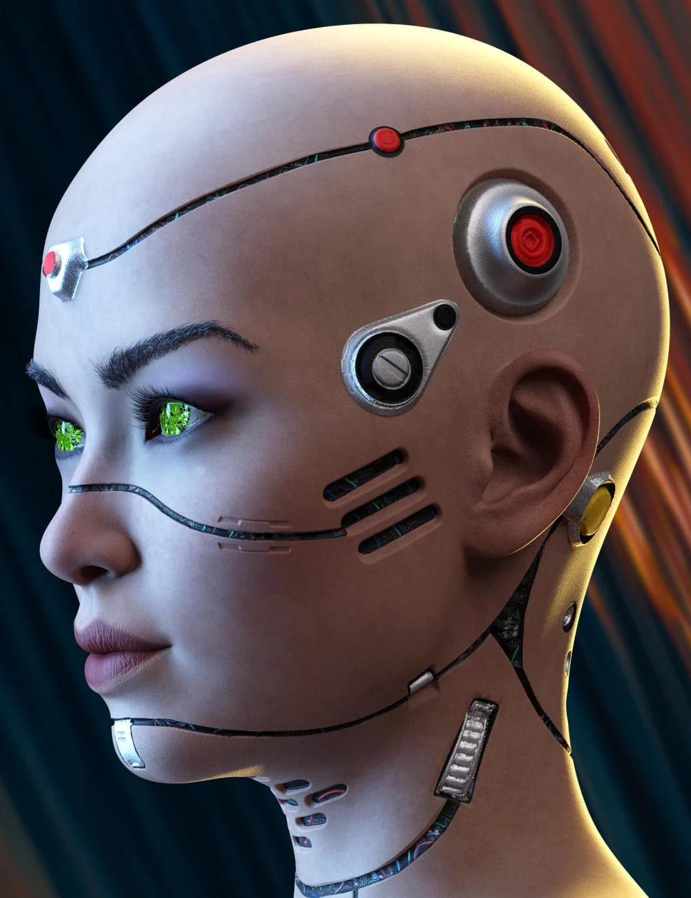Amatera Cyborg HD for Genesis 8.1 Female_DAZ3D下载站