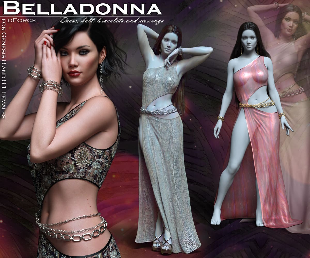 Belladonna For G8 And G8.1 Females_DAZ3D下载站
