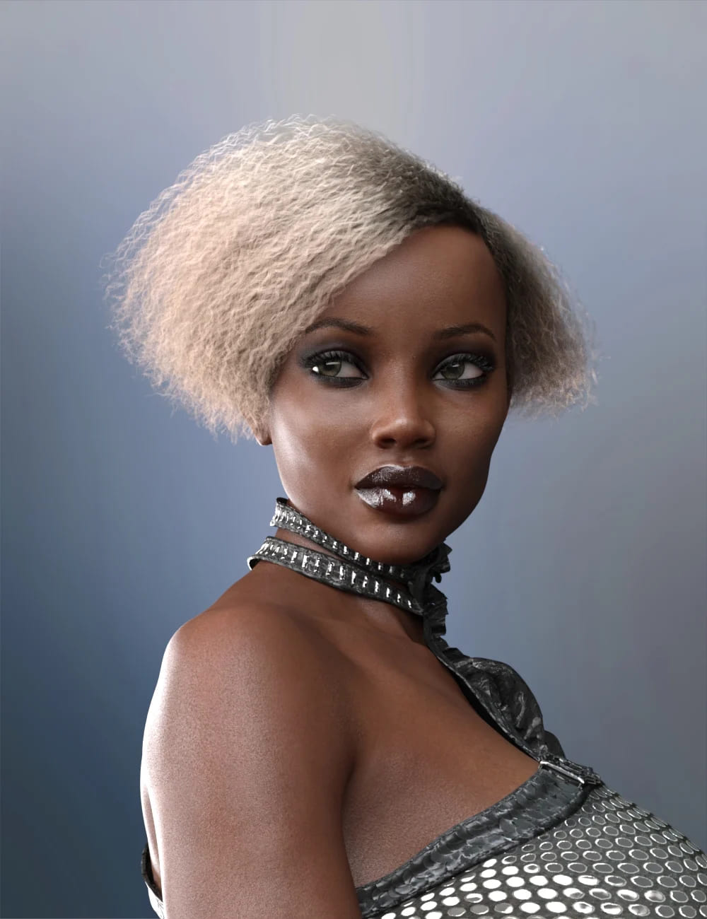 Bobbi Hair for Genesis 8 and 8.1 Female_DAZ3D下载站