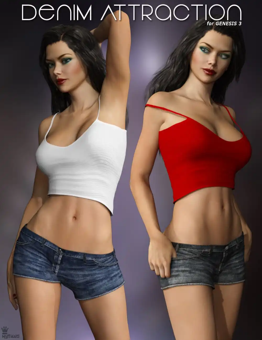 Denim Attraction For Genesis 3_DAZ3DDL