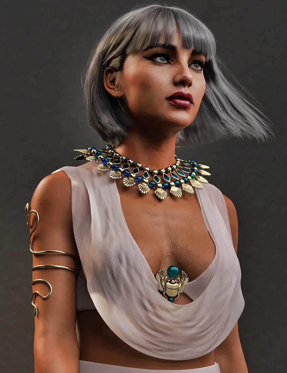 dForce Majestic Nile for Genesis 8 Females_DAZ3D下载站