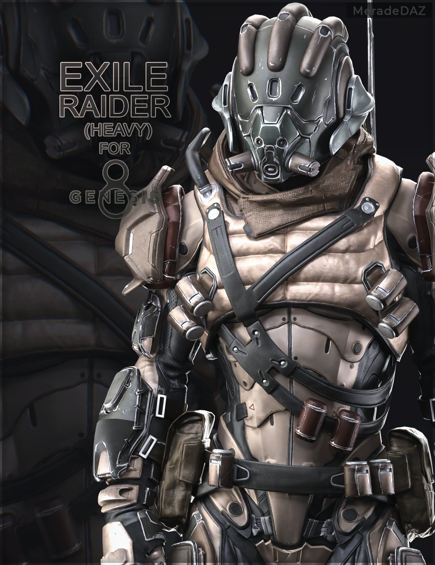 Exile Raider (Heavy) For Genesis 8 and 8.1 Male_DAZ3DDL