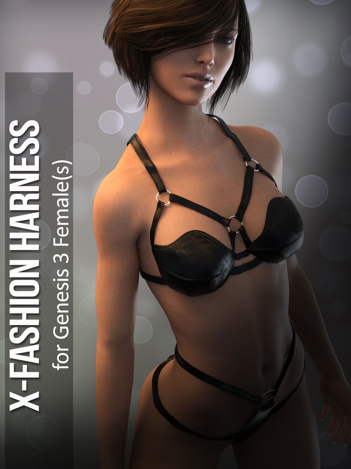 Fashion Harness for G3F_DAZ3D下载站