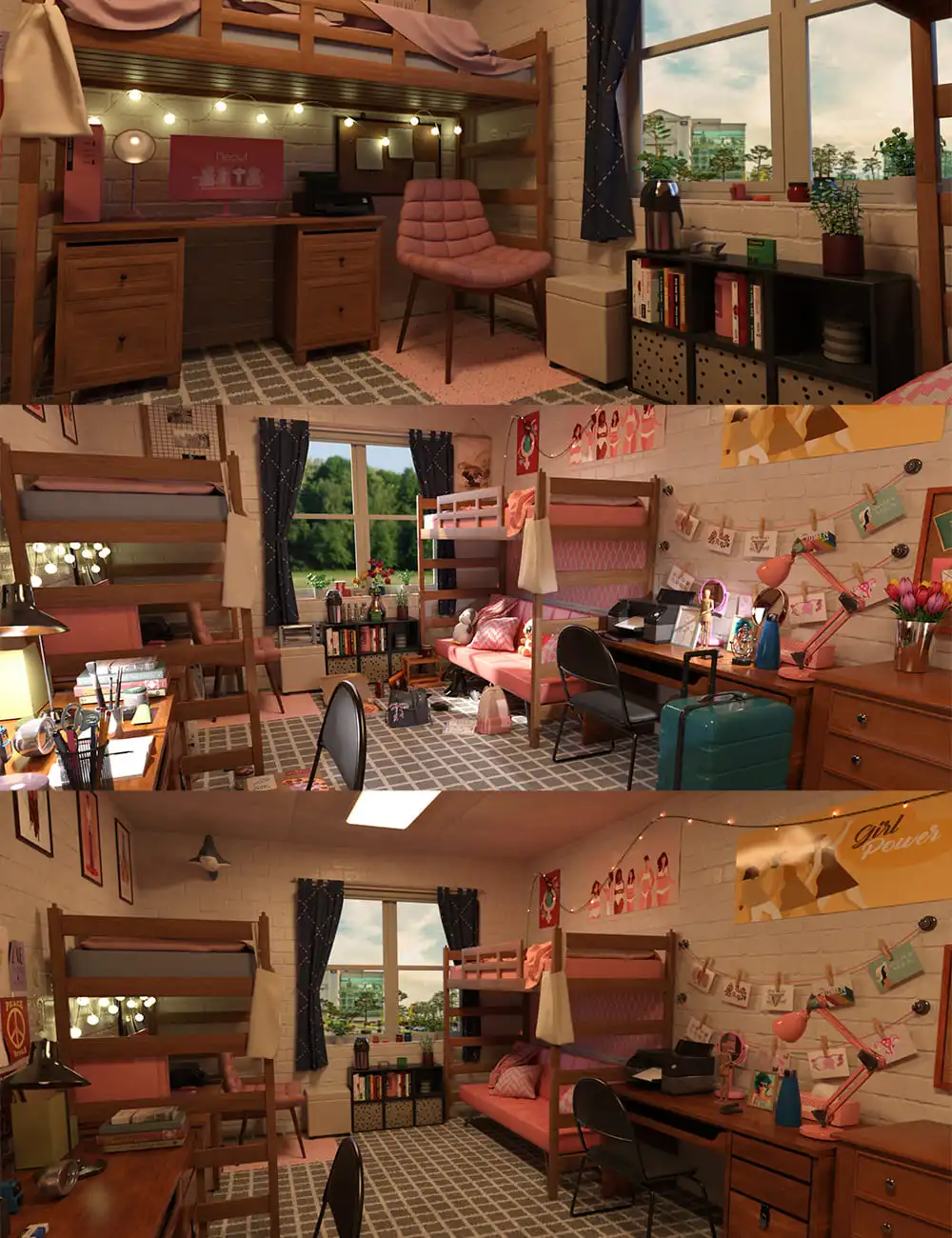 FG College Dorm Bundle_DAZ3DDL