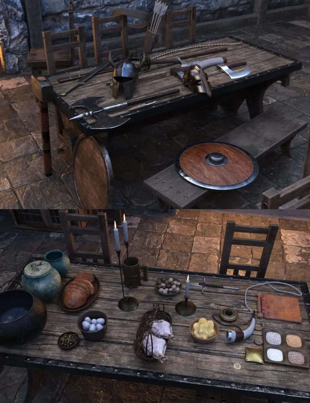 FG Viking Props_DAZ3DDL