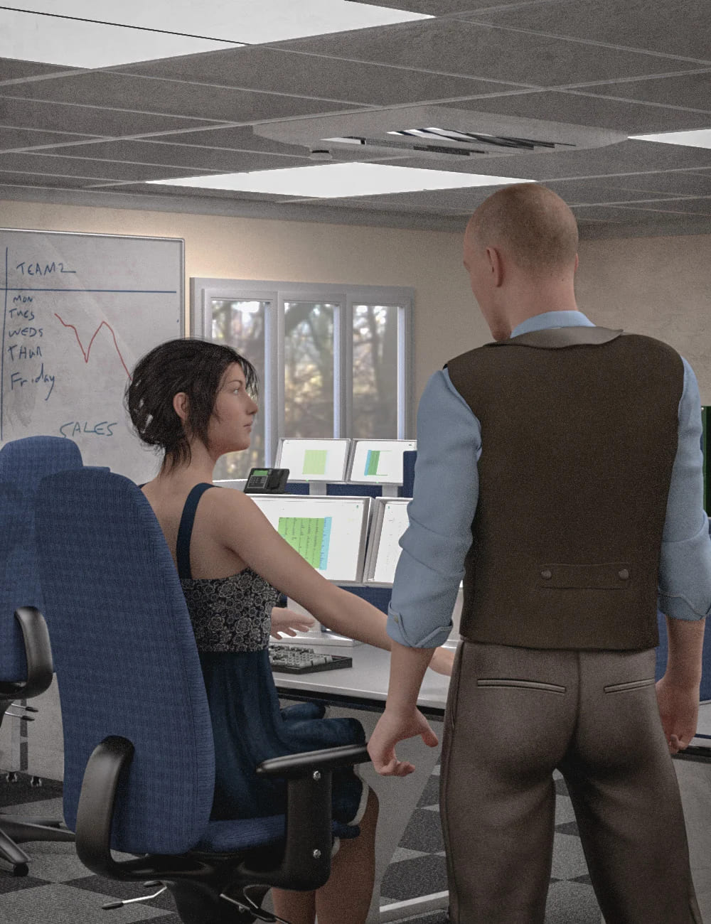 Open Office and Props_DAZ3DDL