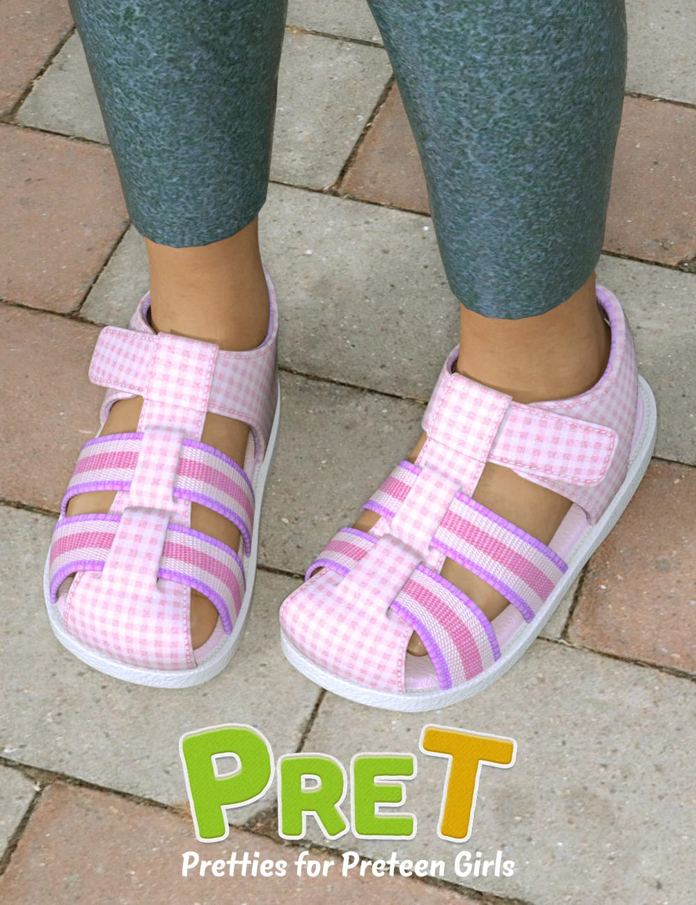 PreT Girls Sandals_DAZ3D下载站