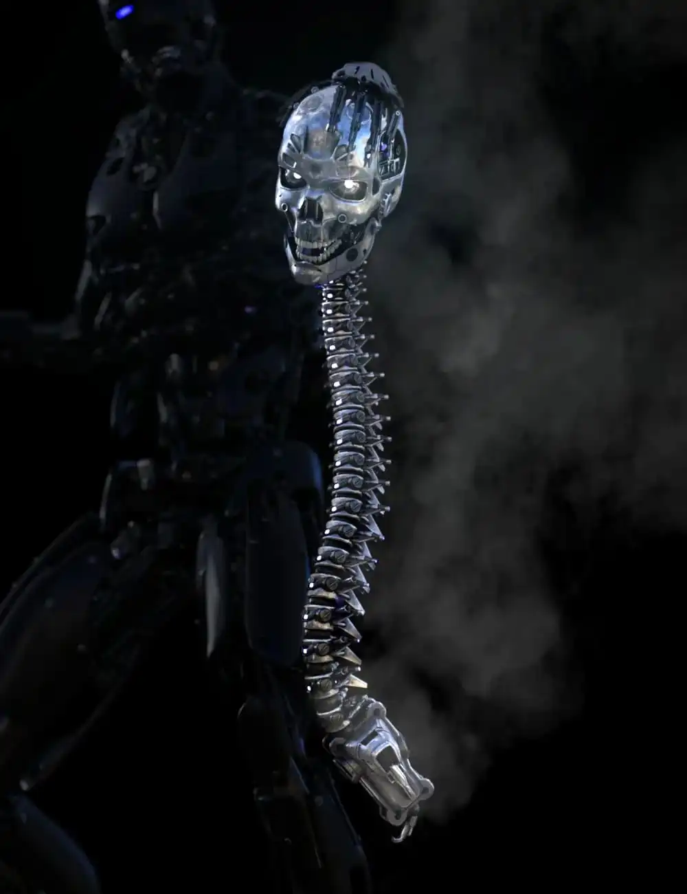 Skull n Spine Mech_DAZ3DDL