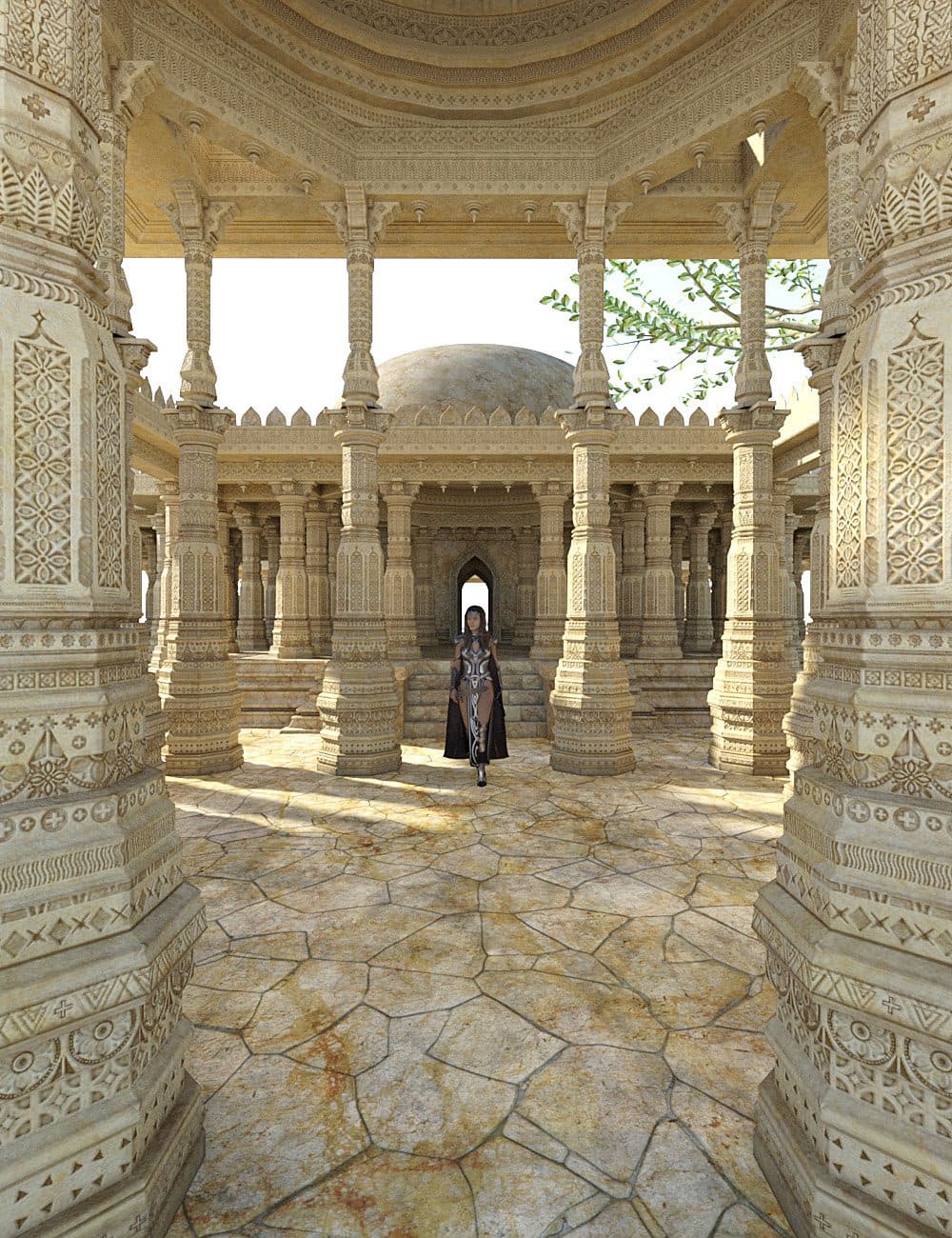 South Asian Temple_DAZ3D下载站