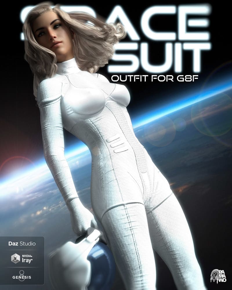 Space Suit For G8F_DAZ3D下载站