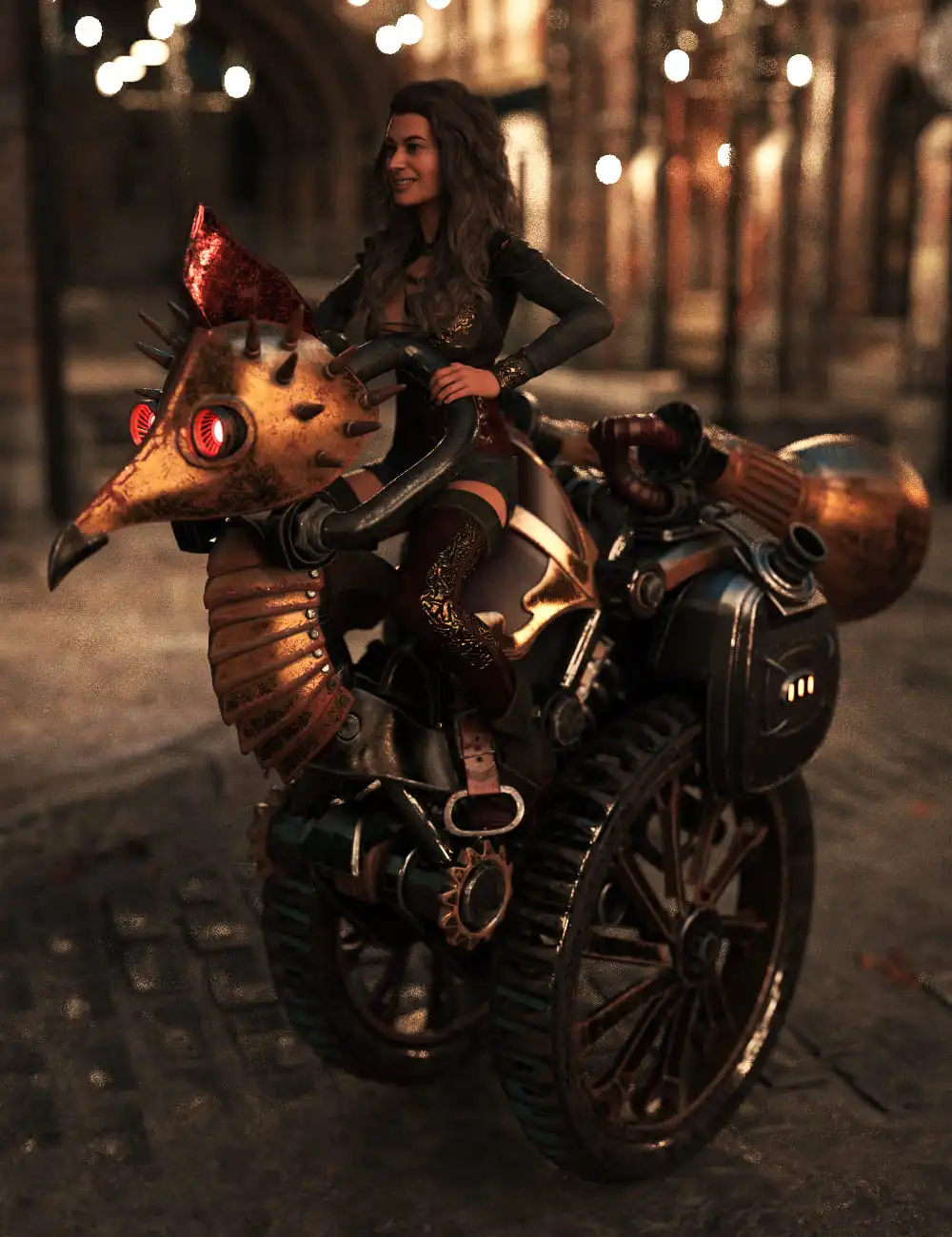 Steampunk Bird_DAZ3DDL