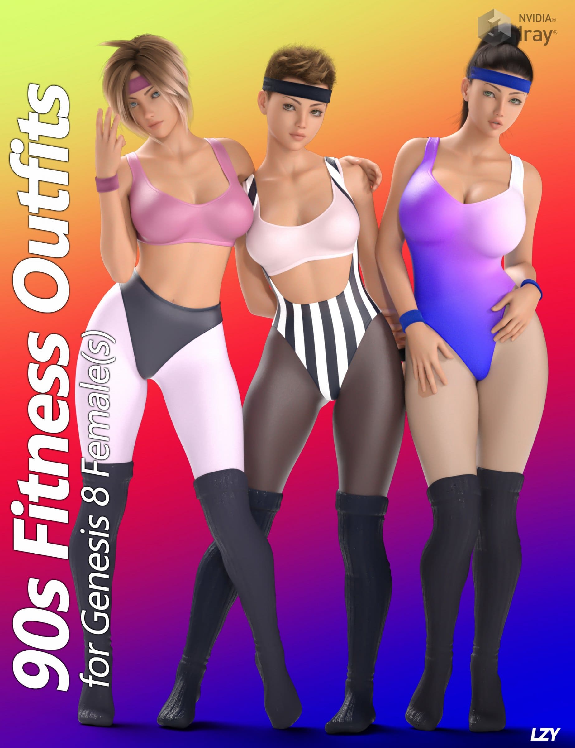 90s Fitness for G8F_DAZ3D下载站