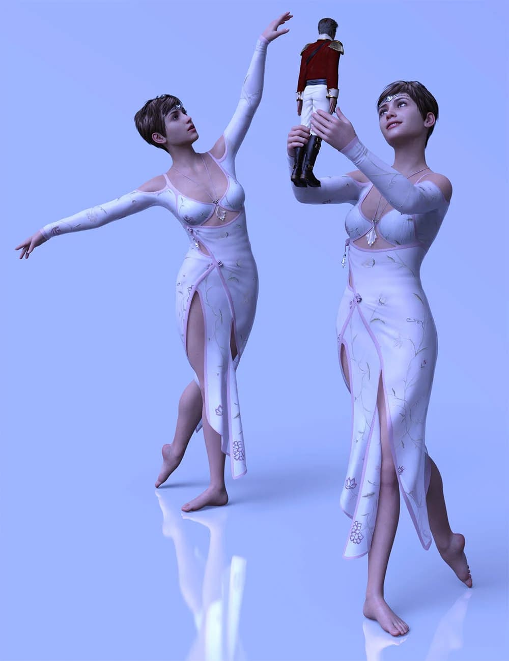 CDI Nutcracker Ballet Poses for Genesis 8.1_DAZ3D下载站