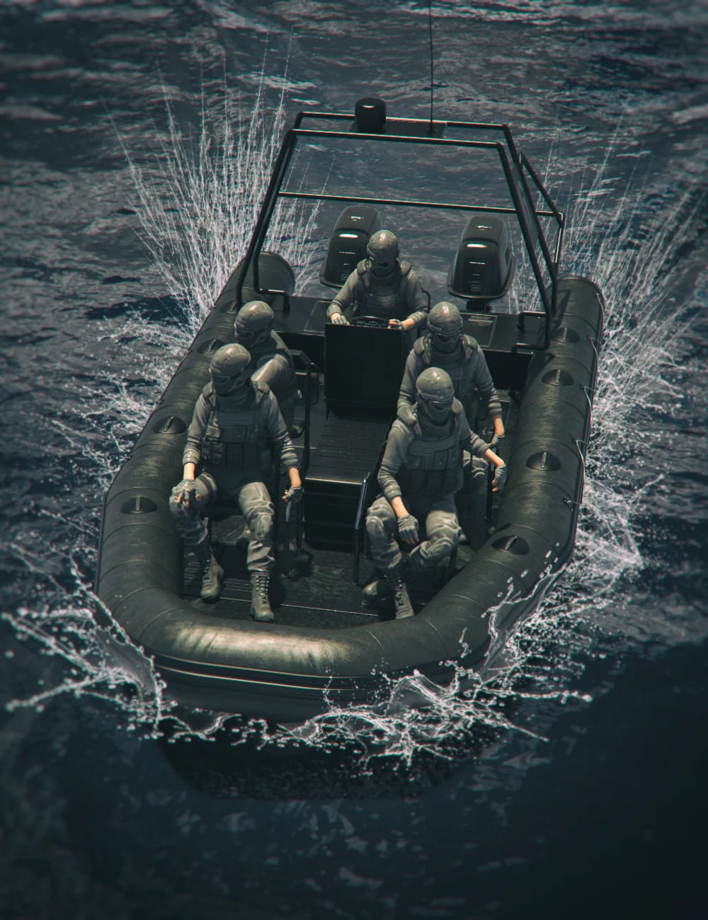 Commando Speed Boat_DAZ3DDL