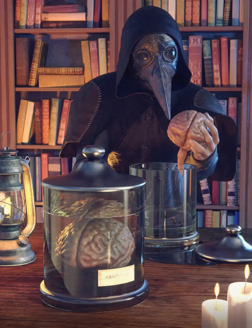 EArkham’s ZWorld Brain in a Jar_DAZ3DDL