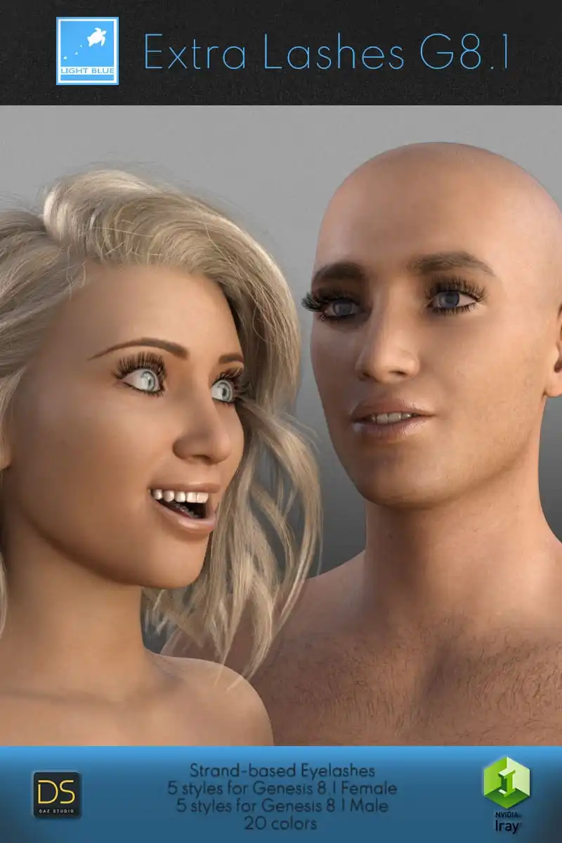 Extra Lashes G8.1_DAZ3DDL
