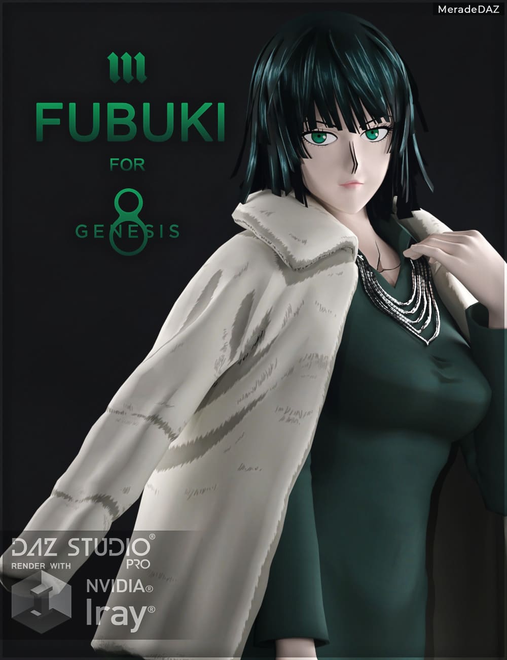 Fubuki for Genesis 8 and 8.1 Female_DAZ3D下载站
