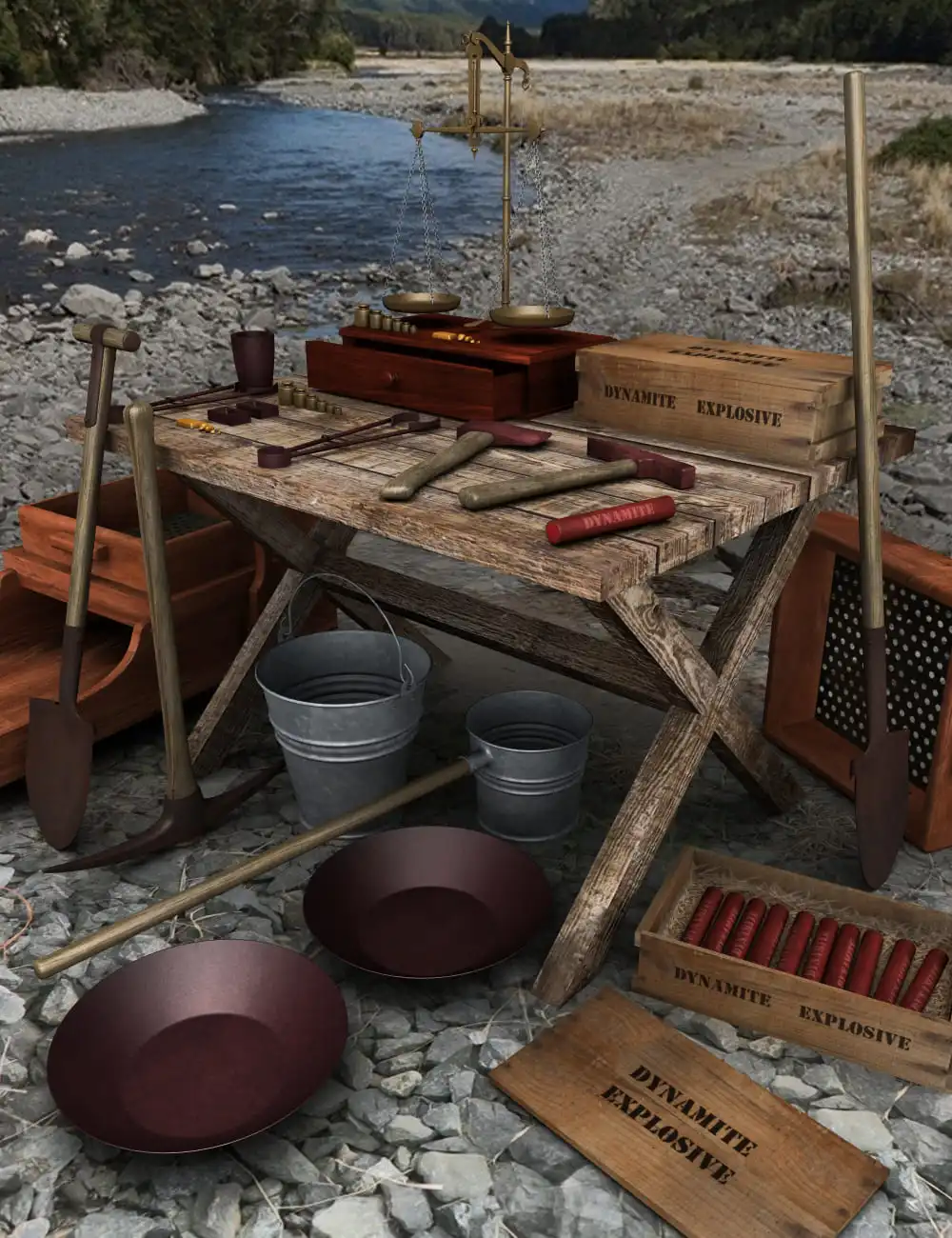 Gold Prospecting Equipment_DAZ3DDL